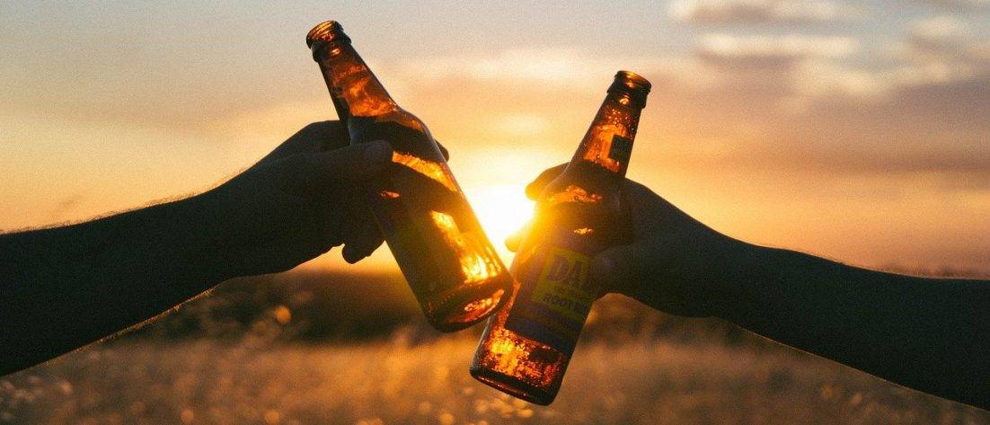 Beer Cheers Sunset Sunlight  - Free-Photos / Pixabay