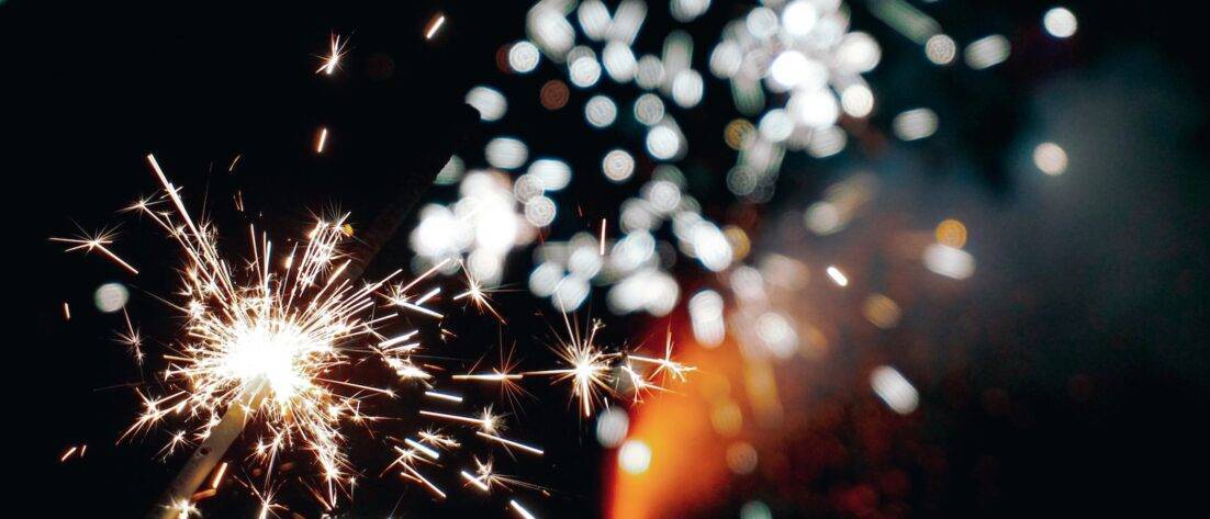 close up photo of lighted sparkler